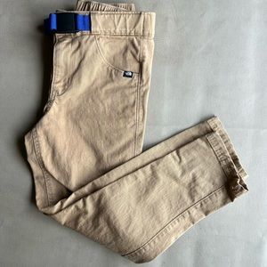 North Face EUC size 7/8 khaki pants